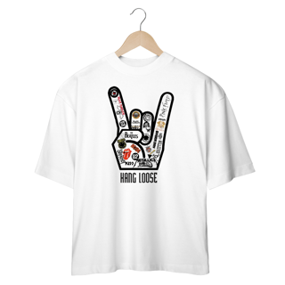 Nome do produto Camisetas Oversized Hang Loose Rock