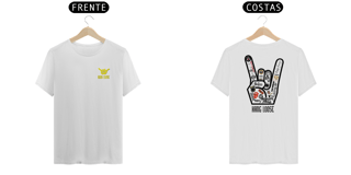 Nome do produto Camisetas Hang Loose Rock Frente  Costas