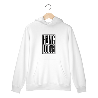 Nome do produto Moletom Canguru Hang Loose Preto Branco