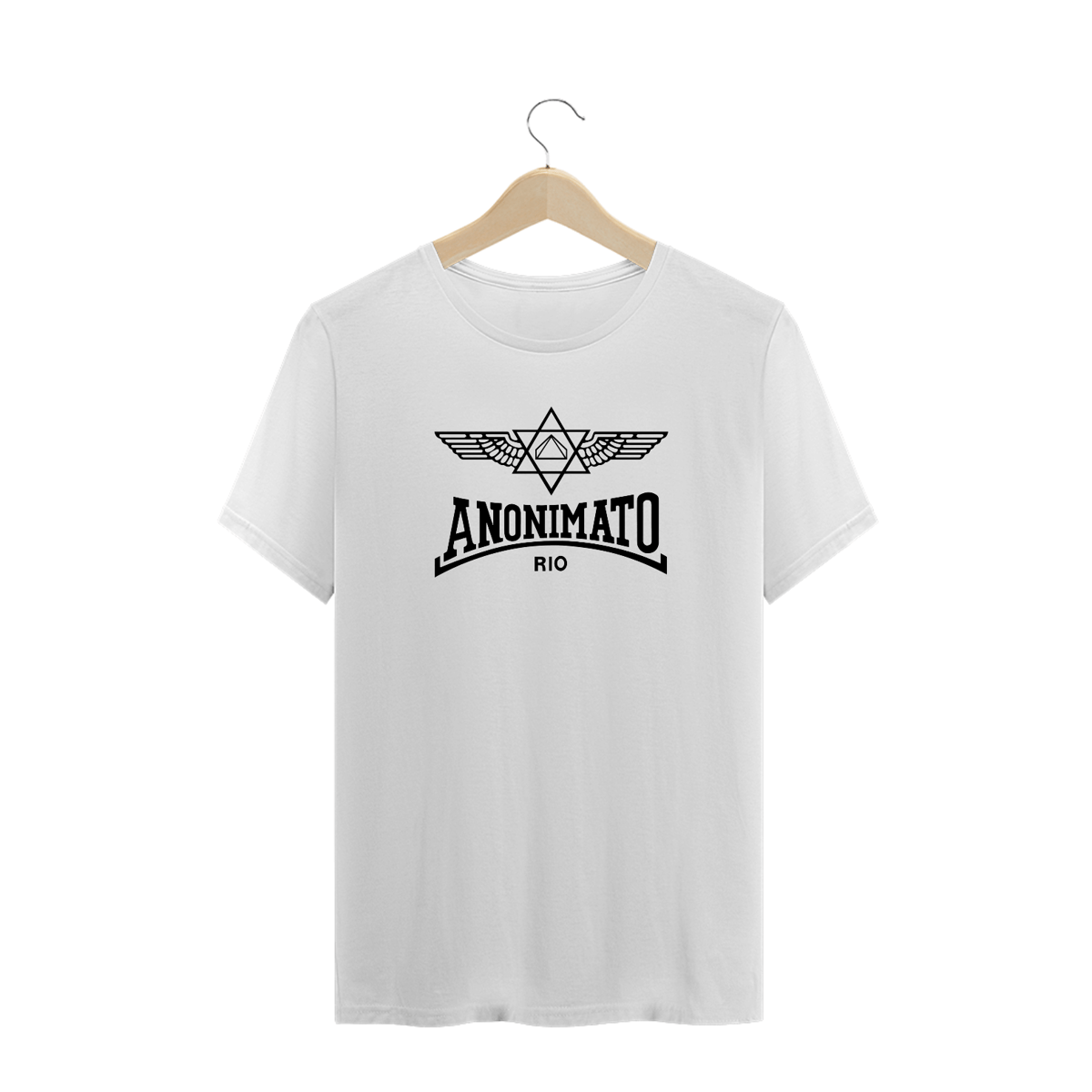 Nome do produto: Camisetas Plus Size Anonimato