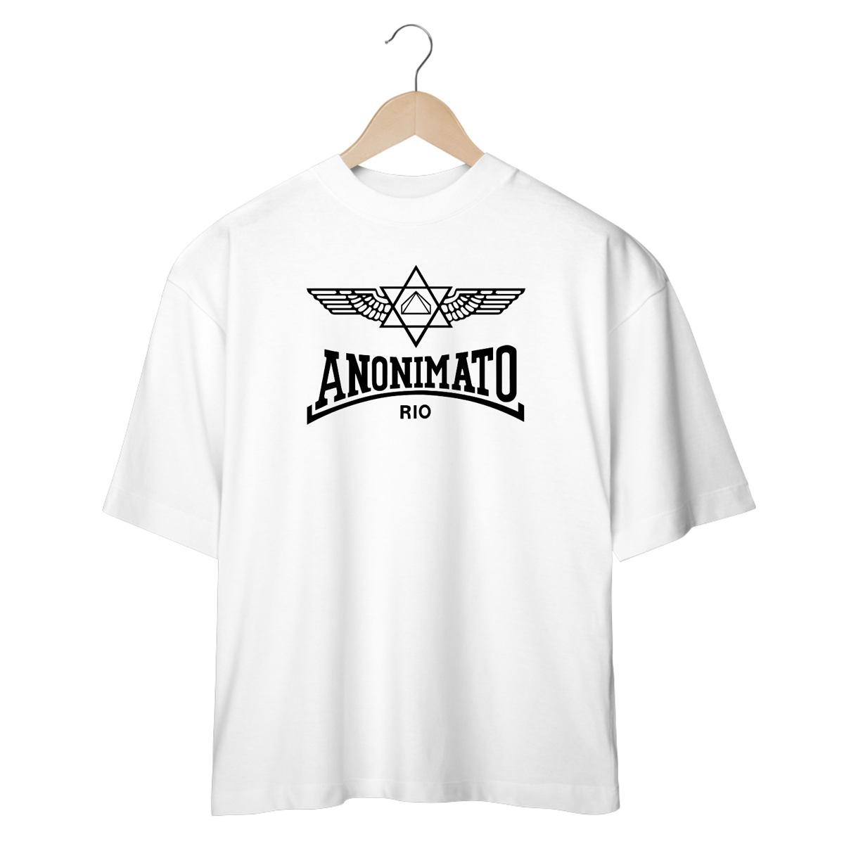 Nome do produto: Camisetas Oversized Anonimato