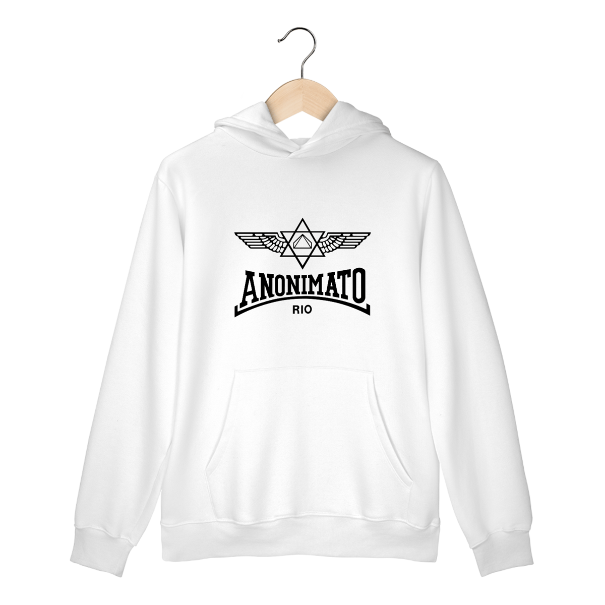 Nome do produto: Moletom Canguru Anonimato
