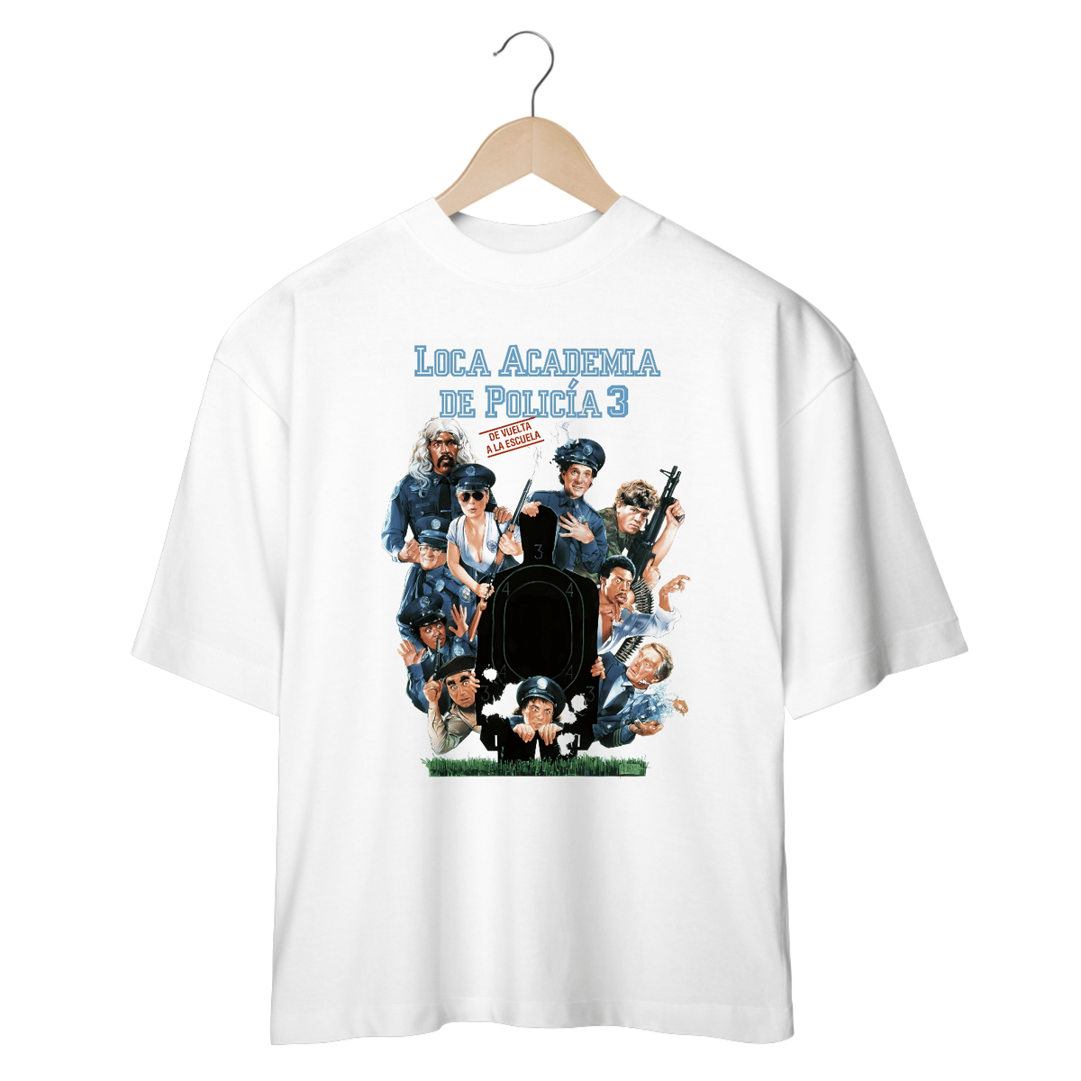 Nome do produto: Camisetas Oversized Louca Academia DP3