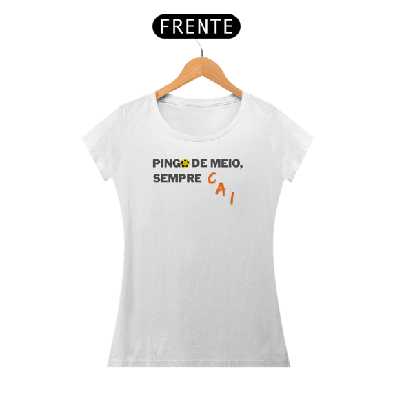 Camisetas Baby Futevôlei Pingo de Meio