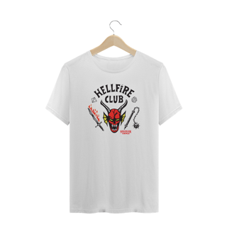 Camisetas Plus Size Stranger Things HellFire Club Logo
