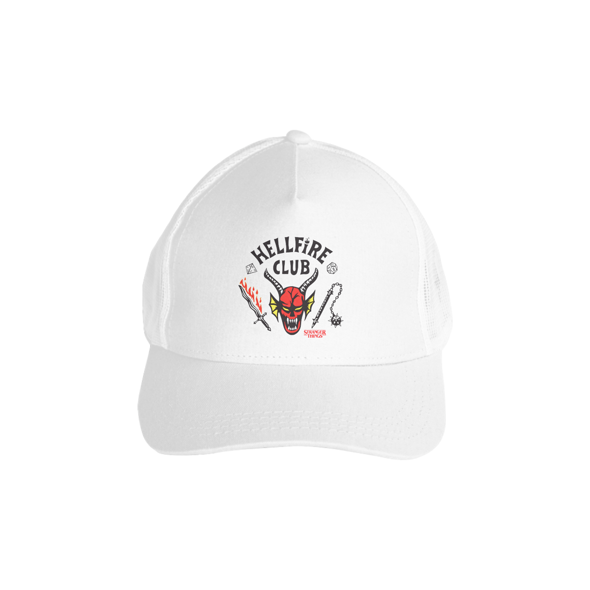 Nome do produto: Boné stranger Things HellFire Club Logo