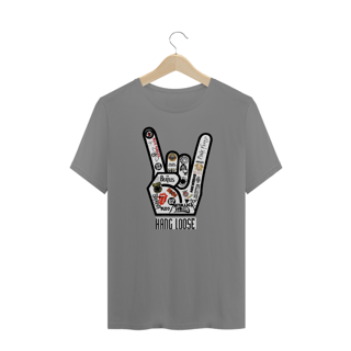 Nome do produto Camisetas Plus Size Hang Loose Rock