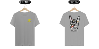 Nome do produto Camisetas Hang Loose Rock Frente  Costas