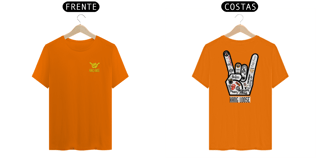 Nome do produto Camisetas Hang Loose Rock Frente  Costas