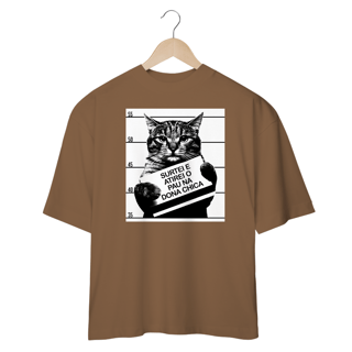 Nome do produto Camisetas Oversized Gato Surtei