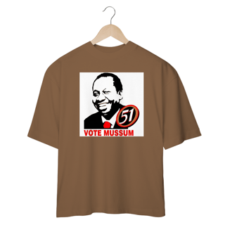 Nome do produto Camisetas Oversized Vote Mussum