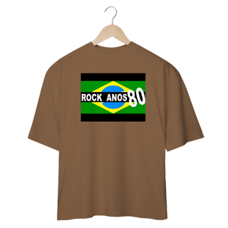 Nome do produto Camisetas Oversized Rock Anos 80