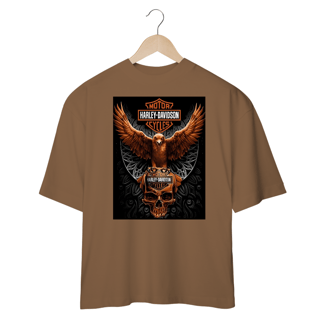 Nome do produto Camisetas Oversized Harley Águia Dourada