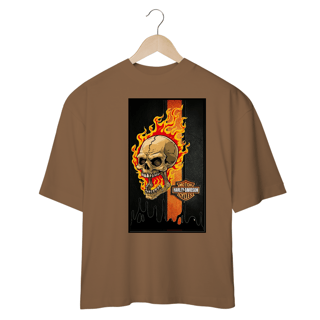 Nome do produto Camisetas Oversized Harley Fogo