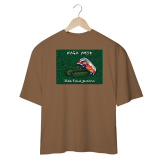Nome do produto Camisetas Oversized Faça Amor