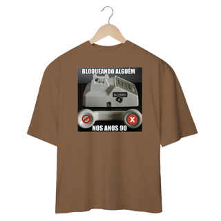 Nome do produto Camisetas Oversized Bloqueado