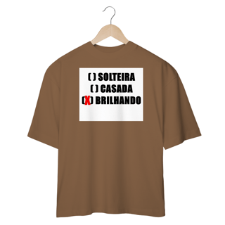 Nome do produto Camisetas Oversized Brilhando