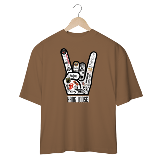 Nome do produto Camisetas Oversized Hang Loose Rock