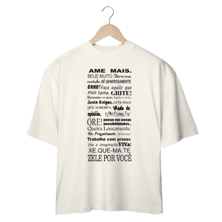 Nome do produto Camisetas Oversized Ame Mais