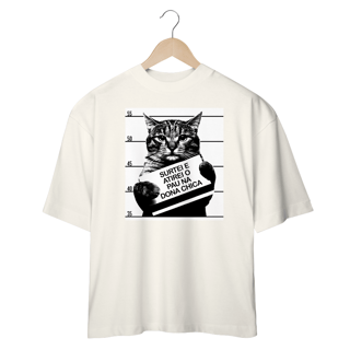 Nome do produto Camisetas Oversized Gato Surtei