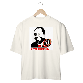 Nome do produto Camisetas Oversized Vote Mussum