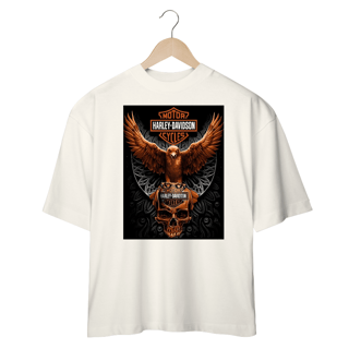 Nome do produto Camisetas Oversized Harley Águia Dourada