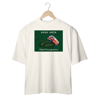 Nome do produto Camisetas Oversized Faça Amor