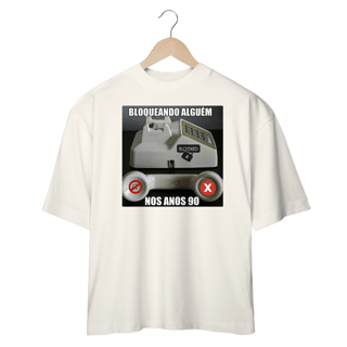 Nome do produto Camisetas Oversized Bloqueado