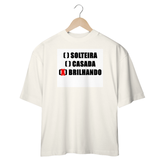 Nome do produto Camisetas Oversized Brilhando