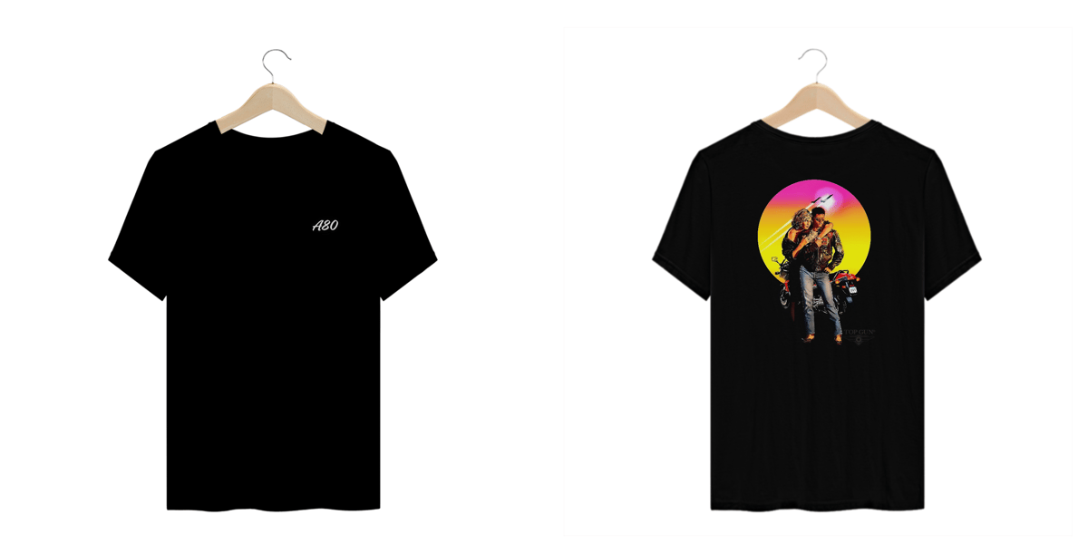 Nome do produto: Camisetas Plus Size Top Gun