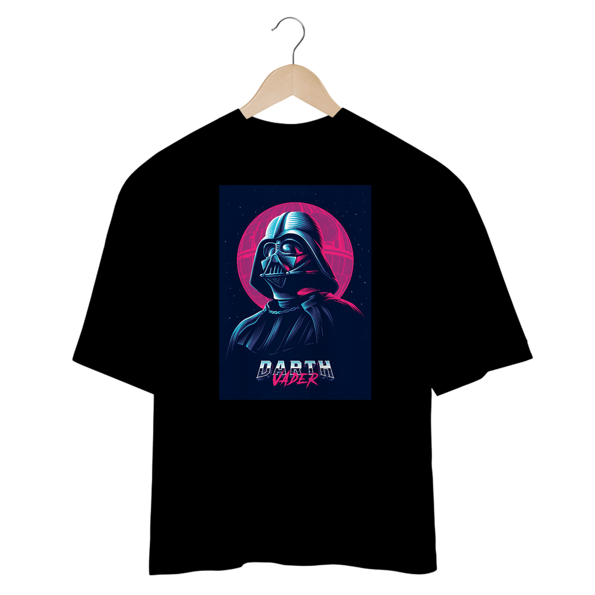 Nome do produto: Camisetas Oversized Darth Vader