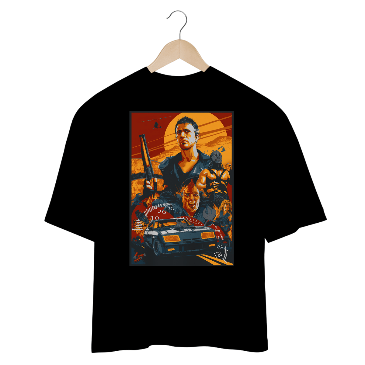 Nome do produto: Camisetas Oversized Mad Max