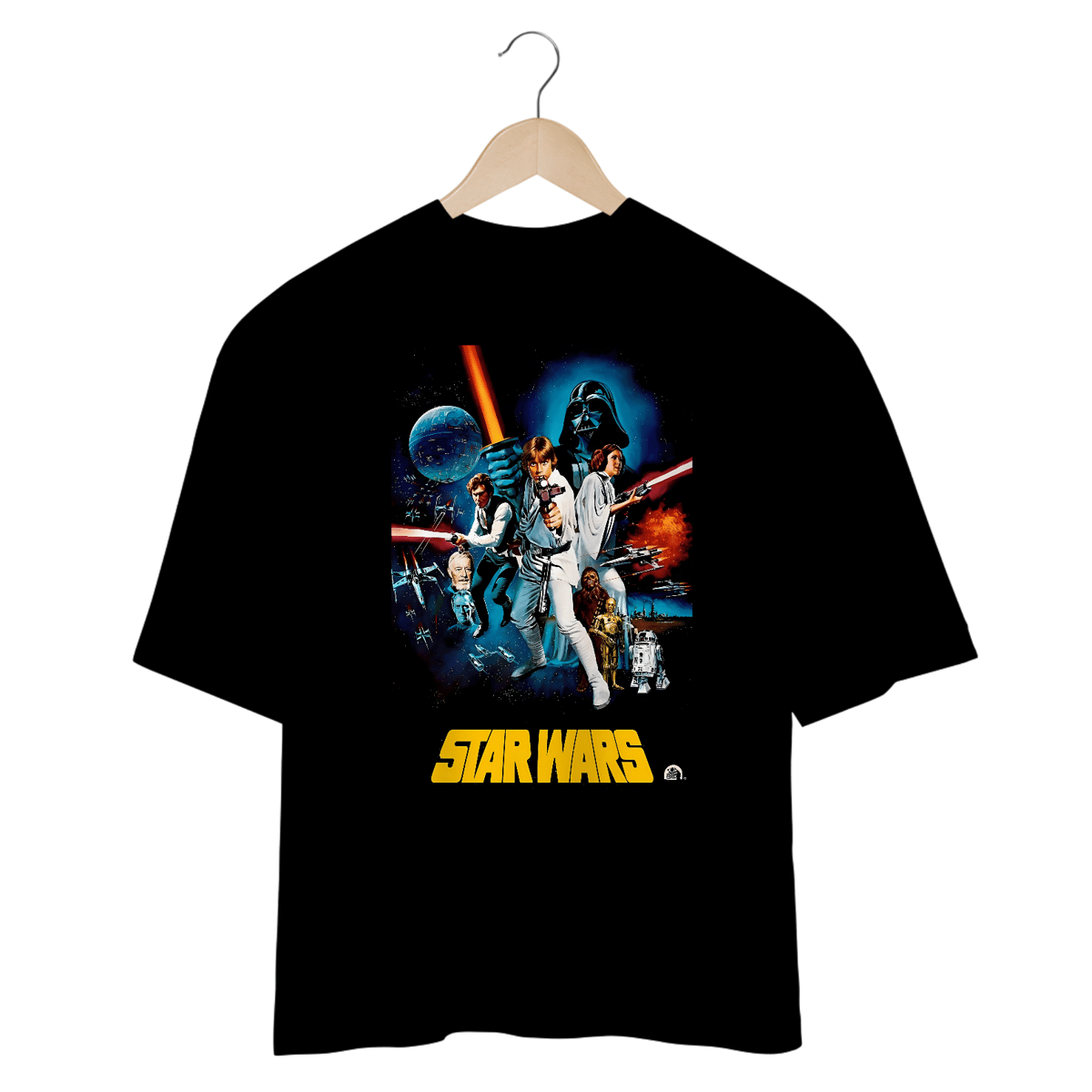 Nome do produto: Camisetas Oversized Star Wars