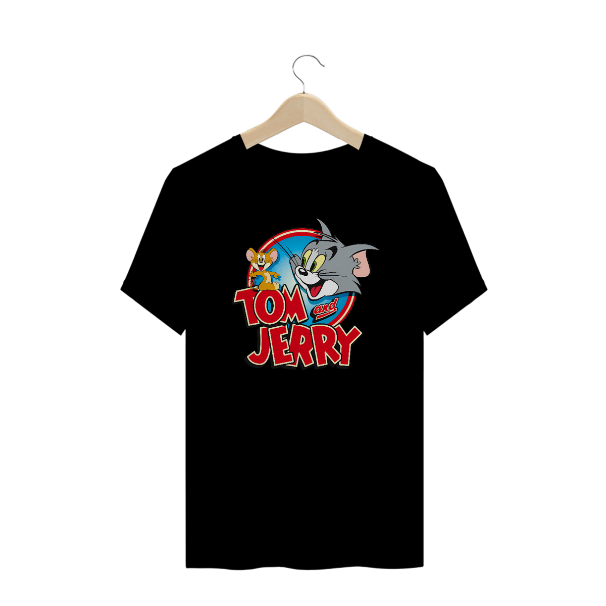 Nome do produto: Camisetas Plus Size Tom e Jerry