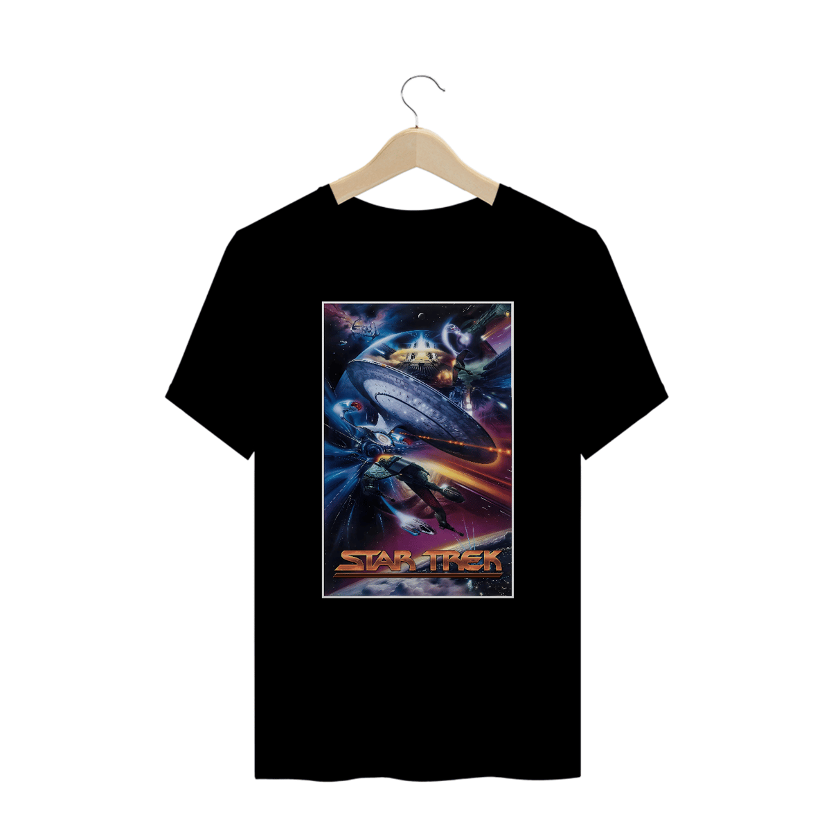 Nome do produto: Camisetas Plus Size Star Trek 2