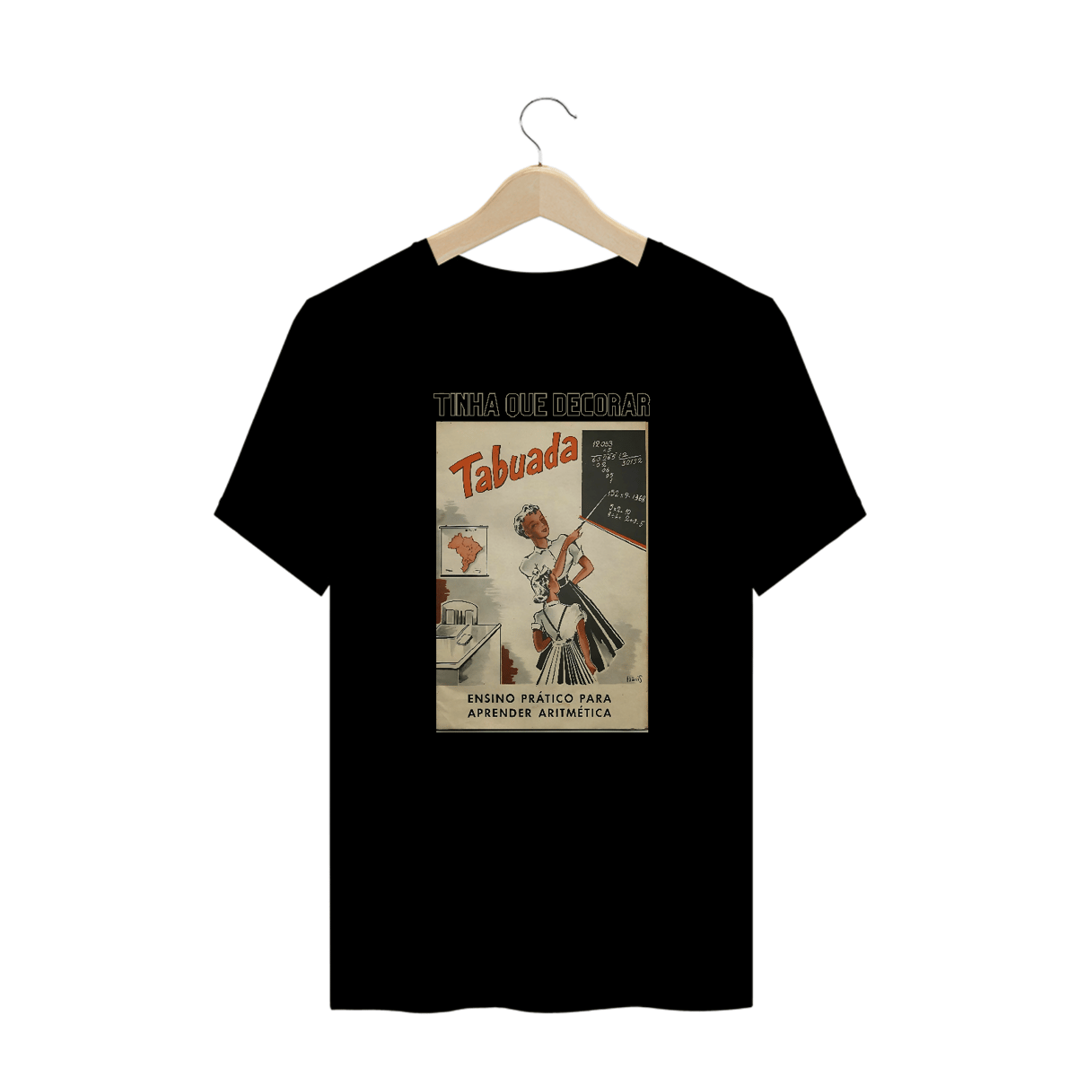 Nome do produto: Camisetas Plus Size Tabuada