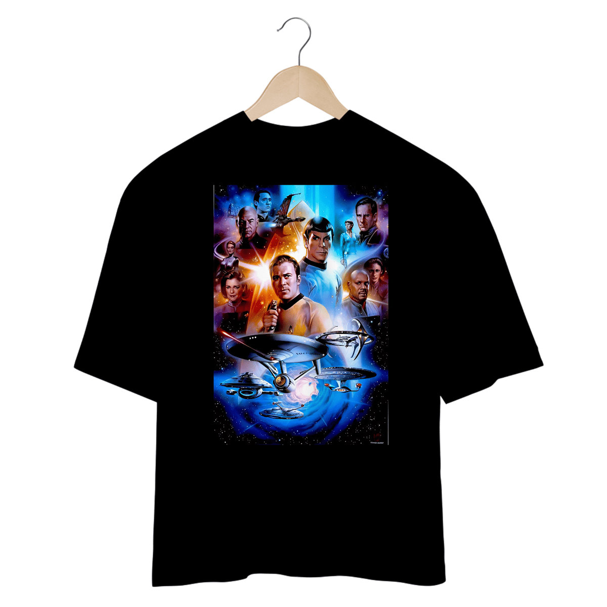 Nome do produto: Camisetas Oversized Star Trek 