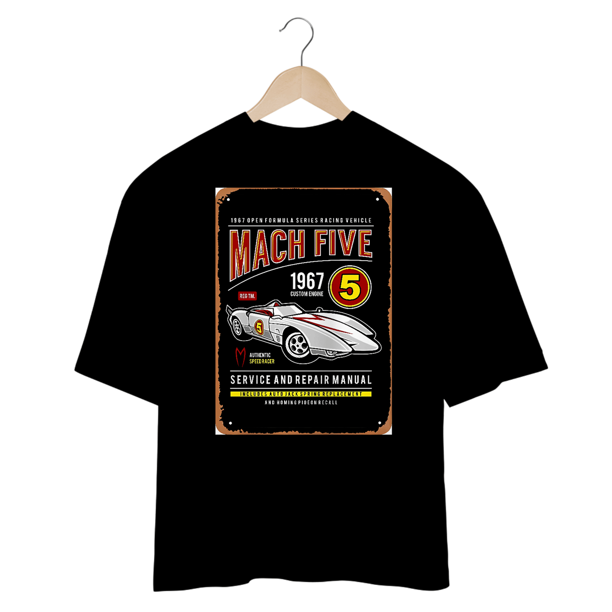 Nome do produto: Camisetas Oversized Mach Five