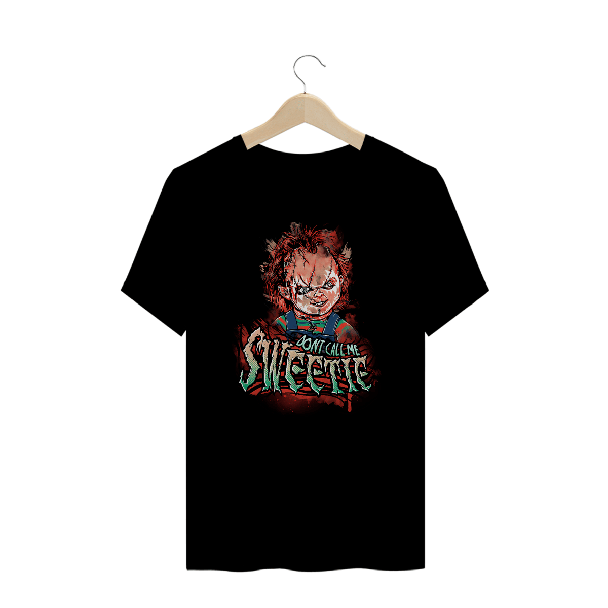 Nome do produto: Camisetas Plus Size Chucky