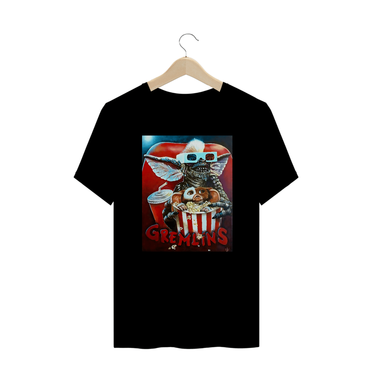 Nome do produto: Camisetas Plus Size Gremlins