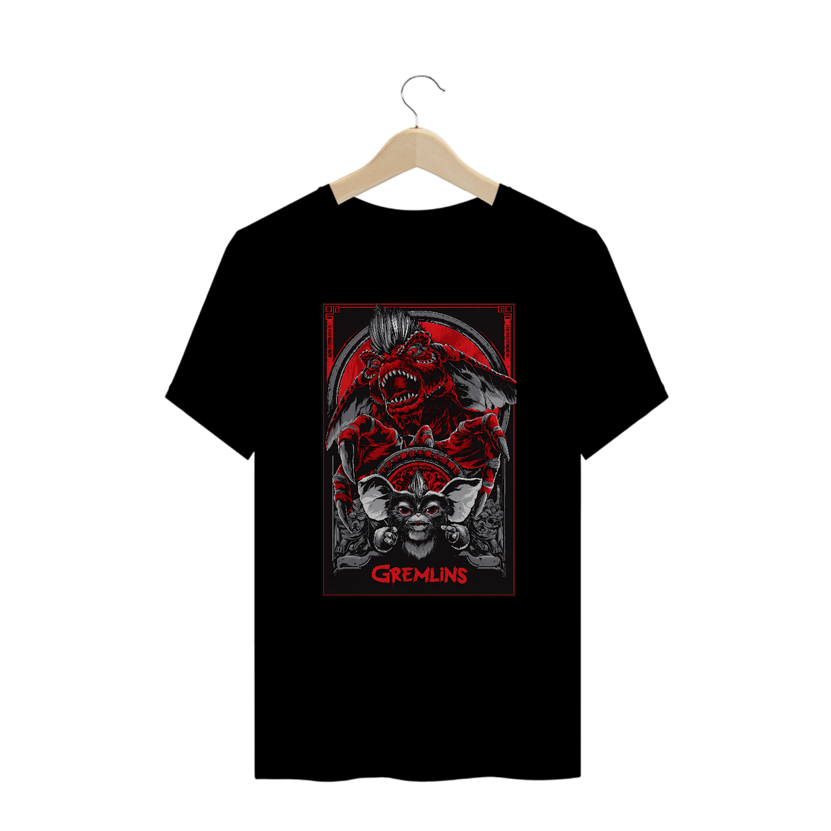 Nome do produto: Camisetas Plus Size Gremlins 3