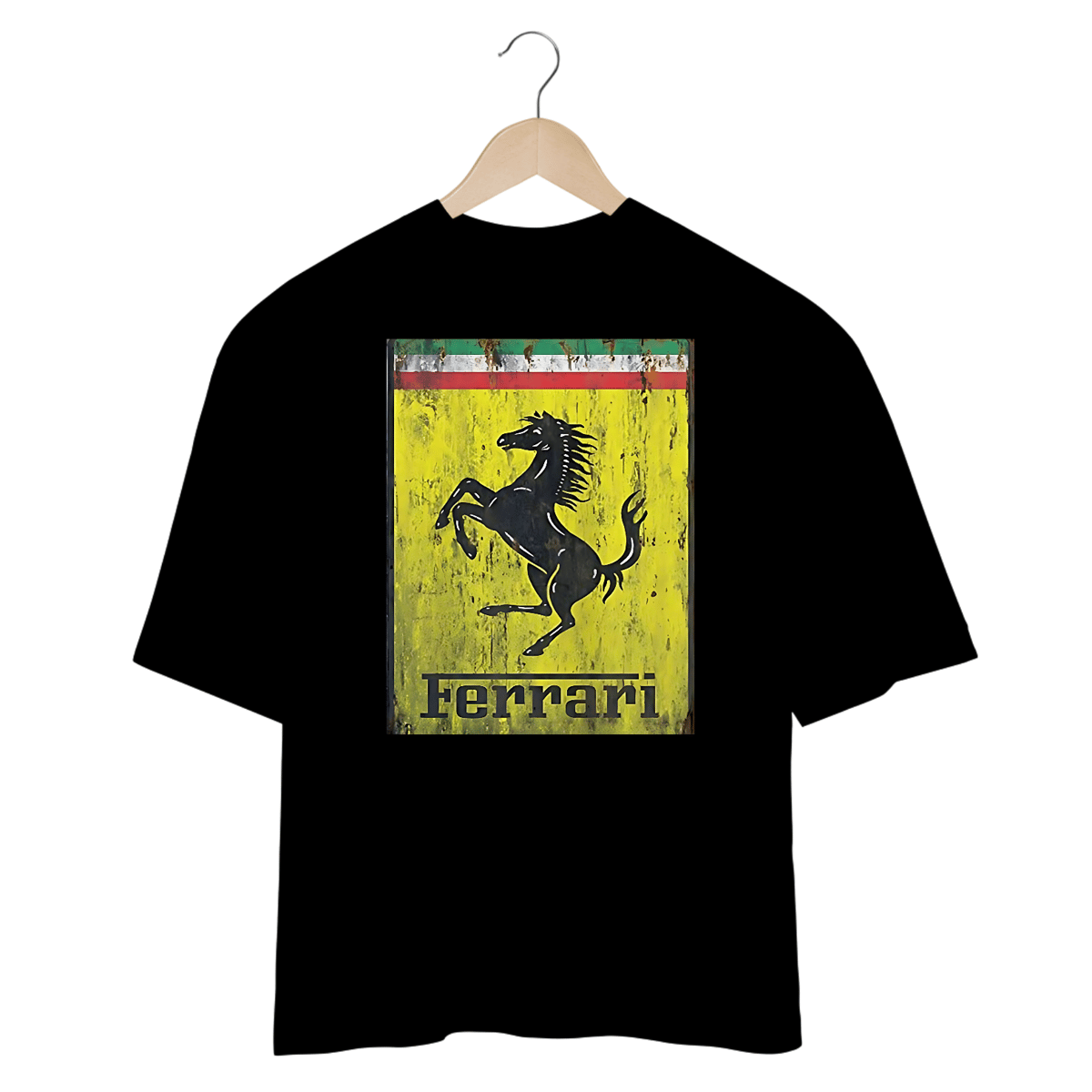 Nome do produto: Camisetas Oversized Ferrari