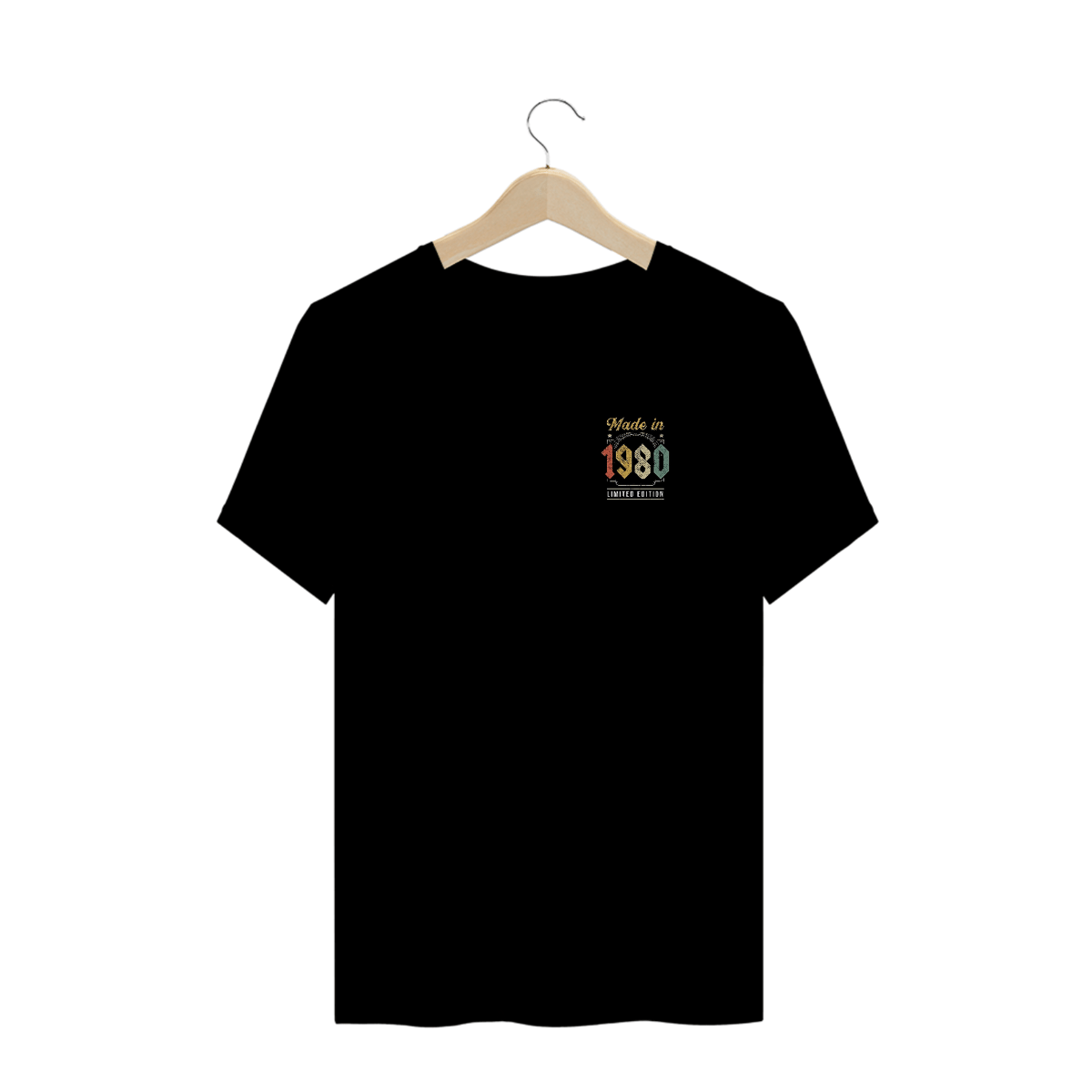 Nome do produto: Camisetas Plus Size Made In 1980