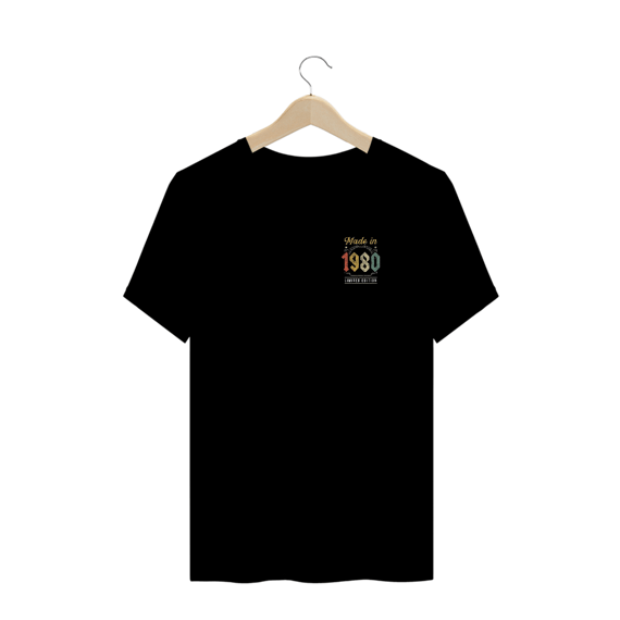 Camisetas Plus Size Made In 1980