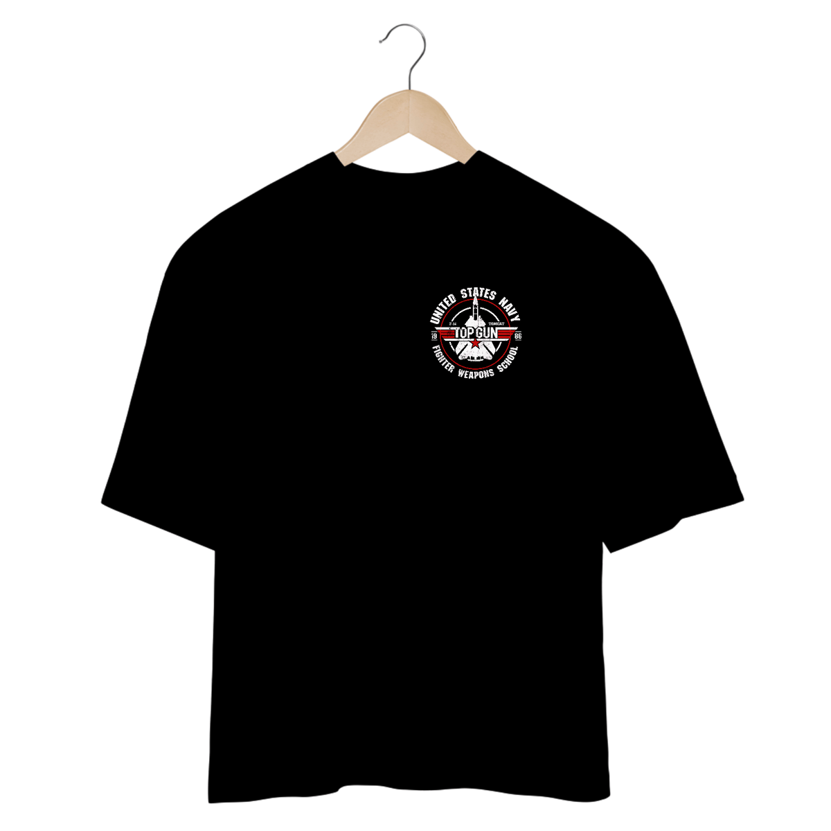 Nome do produto: Camisetas Oversized Top Gun 2