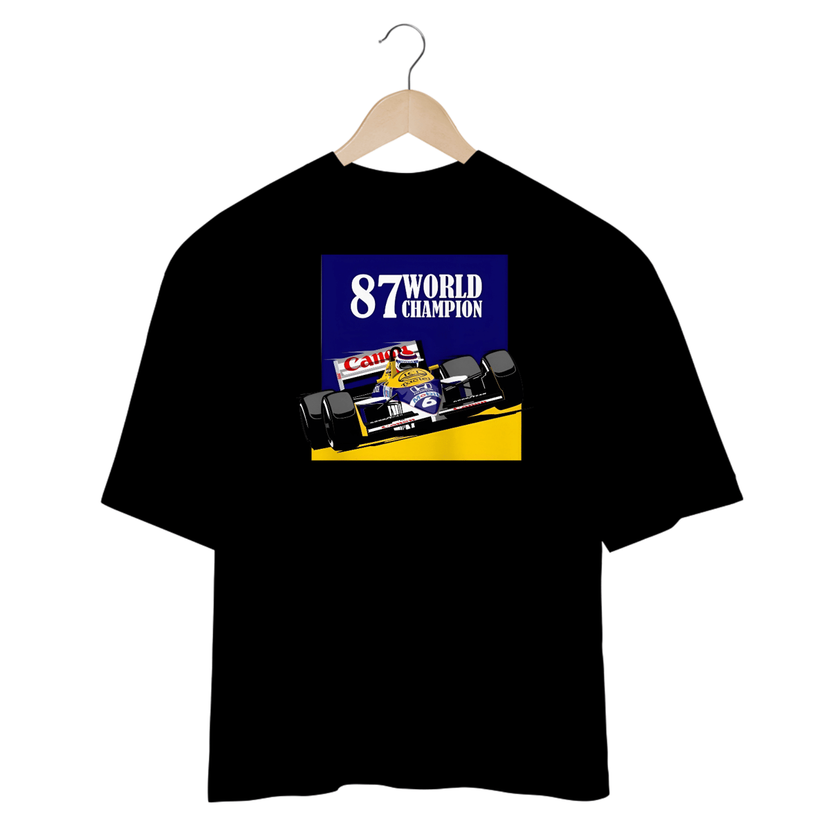 Nome do produto: Camisetas Oversized World Champion 87