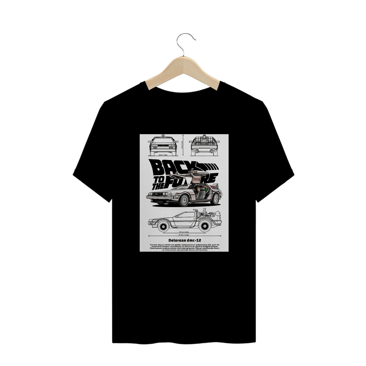 Nome do produto: Camisetas Plus Size De Volta Para o Futuro 3