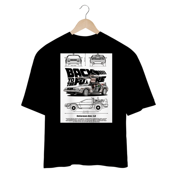Camisetas Oversized De Volta Para o Futuro 3