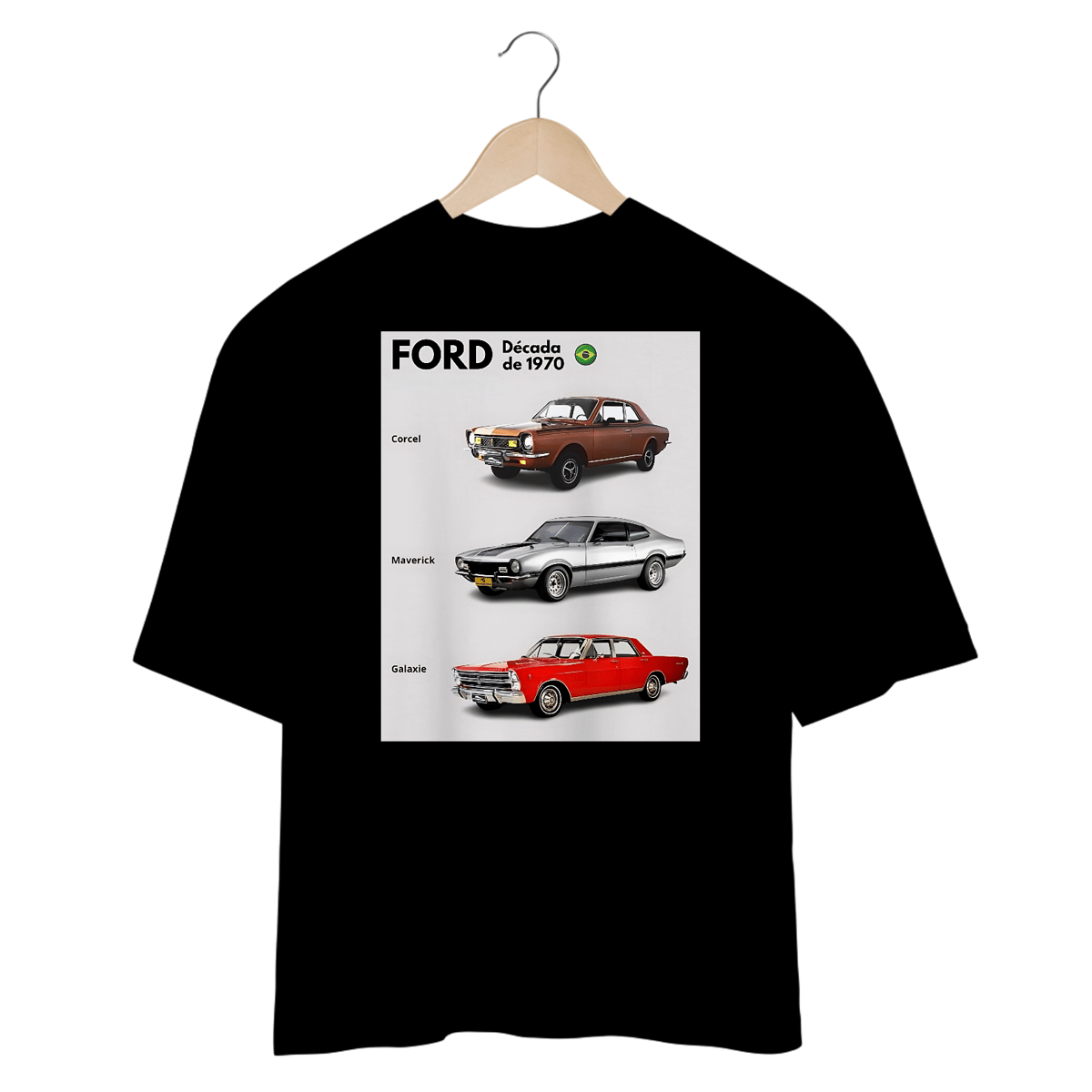 Nome do produto: Camisetas Oversized Ford DC 70