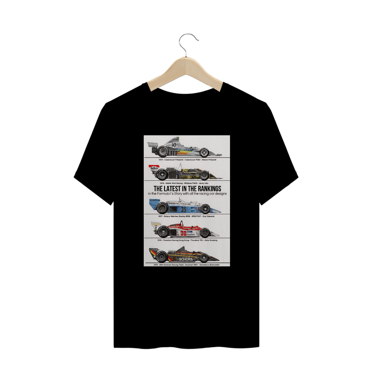 Nome do produto: Camisetas Plus Size Formula 1 Story